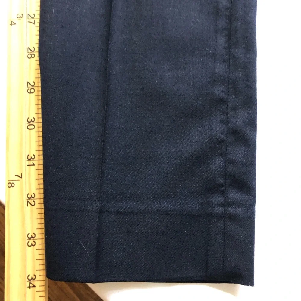 J crew mens ludlow slim fit navy suit pants 32x34 wool blend
